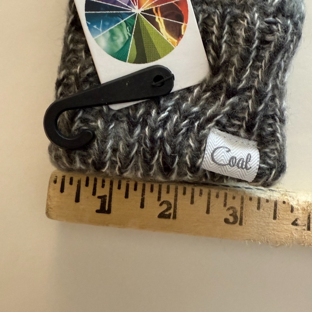 NEW! Coal Headwear THE COCO MITTENS Womens Lined Acrylic Mitts Charcoal NWT - Picture 5 of 5